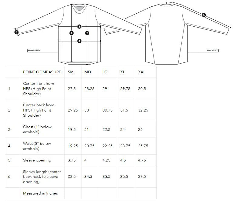 Troy Lee Designs Skyline Long Sleeve MTB Jersey - Steel Blue
