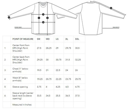 Troy Lee Designs Skyline Long Sleeve MTB Jersey - Steel Blue