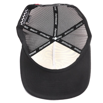 Fasthouse Smoke Show Hat - Black-White Swirl
