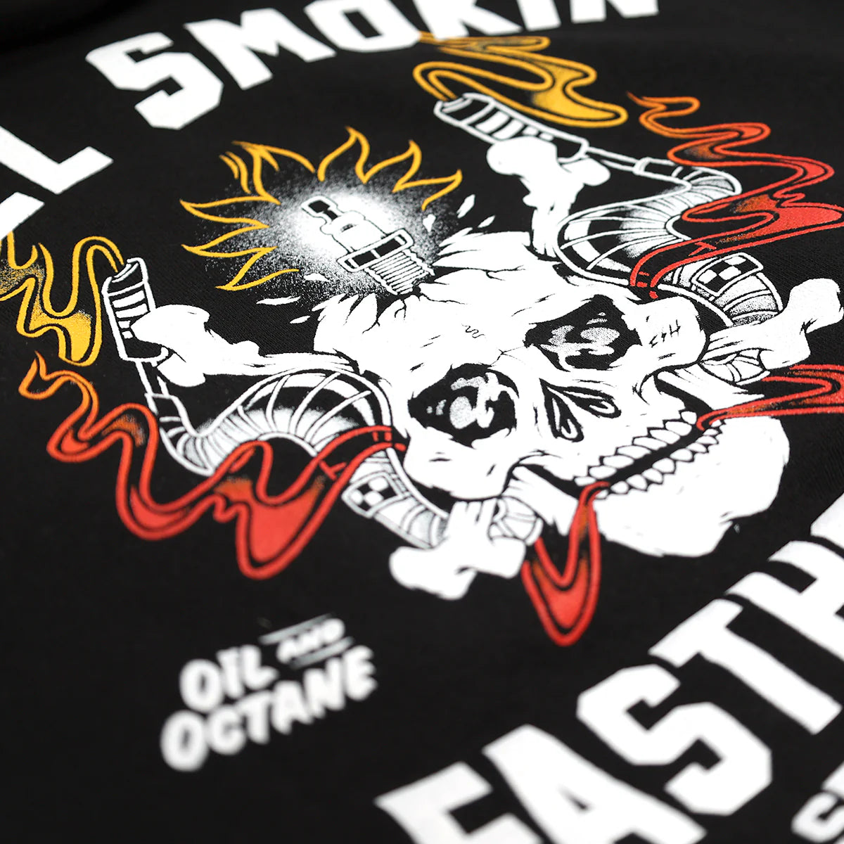 Fasthouse Smoke & Octane Hooded Pullover - Black