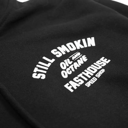 Fasthouse Smoke & Octane Hooded Pullover - Black