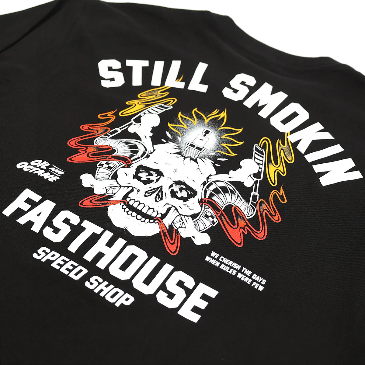 Fasthouse Smoke & Octane Long Sleeve Tee - Black