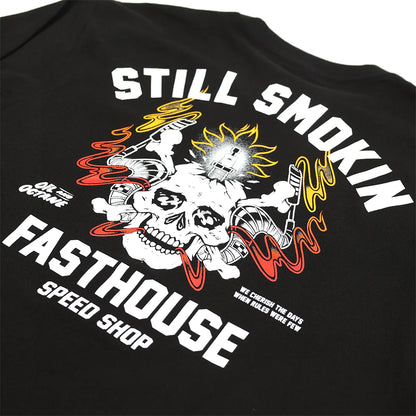 Fasthouse Smoke & Octane Long Sleeve Tee - Black