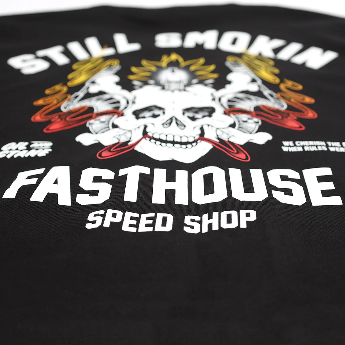 Fasthouse Smoke & Octane Tee - Black