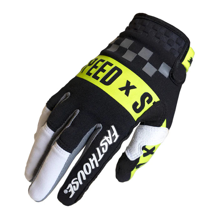 Fasthouse Speed Style Domingo Glove - White-Black