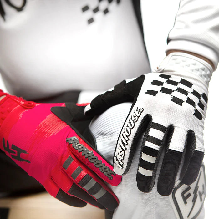 Fasthouse Speed Style Jester Glove - Infrared-White