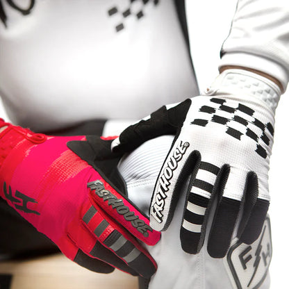 Fasthouse Speed Style Jester Glove - Infrared-White