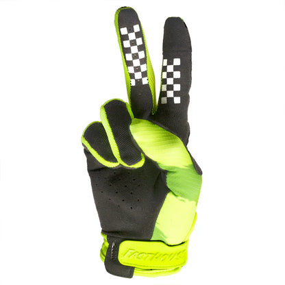 Fasthouse Speed Style Jester Glove - Youth - High Viz-Black