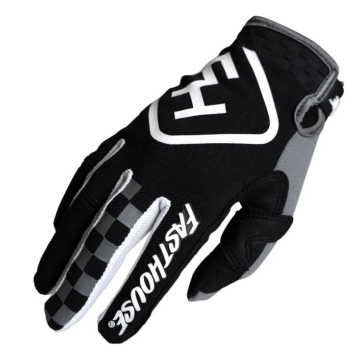 Fasthouse Speed Style Legacy Glove - Youth - Black-Gray