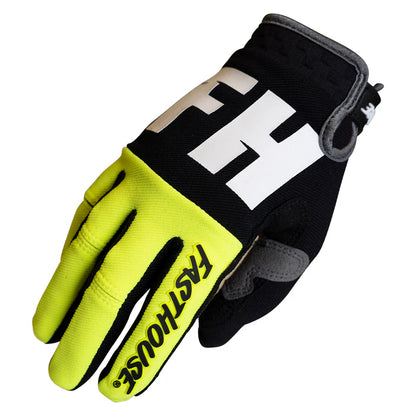 Fasthouse Speed Style Remnant Glove - Black-Hi Viz