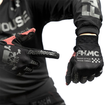 Fasthouse Speed Style Sand Cat Glove - Mauve-Black