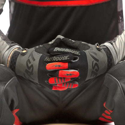 Fasthouse Speed Style Sector Glove - Youth - Gray-Black
