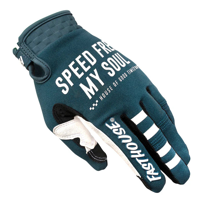 Fasthouse Speed Style Slammer Glove - Youth - Indigo