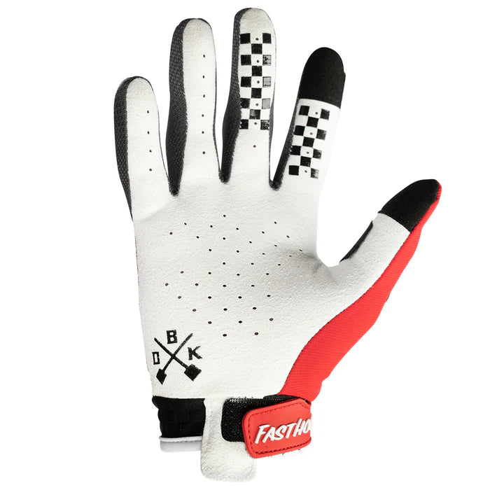 Fasthouse Speed Style Twitch Glove - Youth - Black-Red