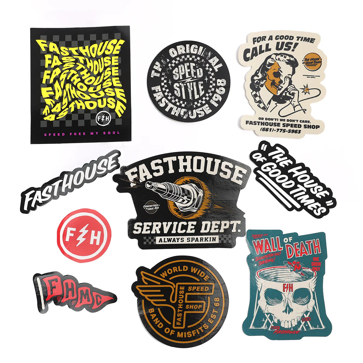 Fasthouse Spring 24 Decal Pack