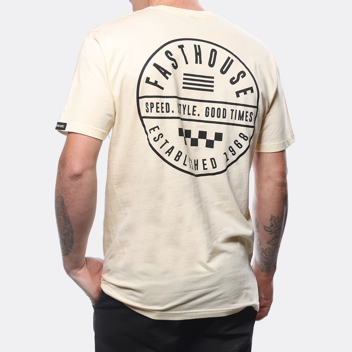 Fasthouse Statement Long Sleeve Tee - White