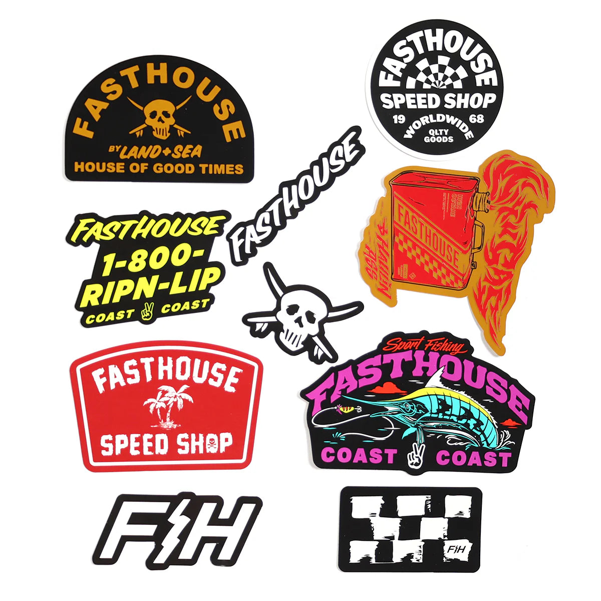Fasthouse Summer 24 Decal Pack