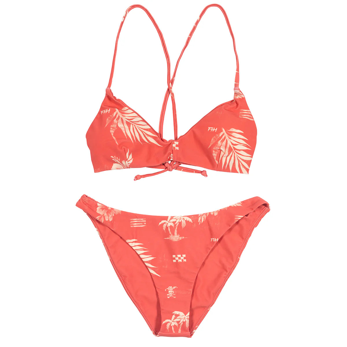 Fasthouse Summer Love Bikini Top - Hot Tropic