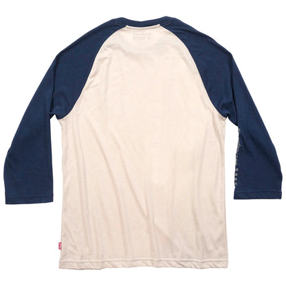 Fasthouse Swift Raglan Tech Tee - Mignight Navy-Cream