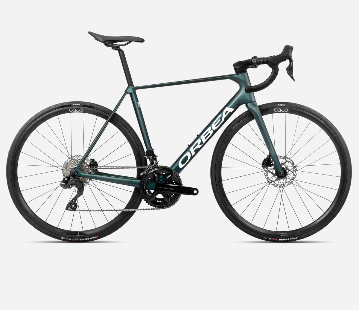 Orbea Orca M35i 700c - Escape Green-Carbon Matt View - 2026