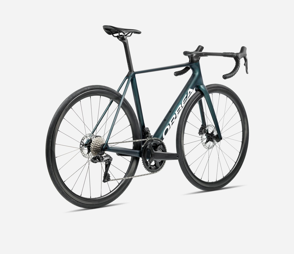 Orbea Orca M35i 700c - Escape Green-Carbon Matt View - 2026