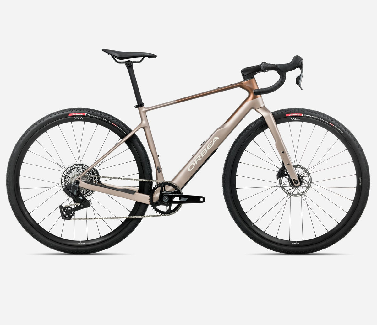 Orbea Terra M31eTeam 1x 700c - Nickel-Met Cinammon - 2026