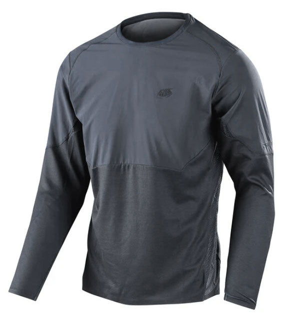 Troy Lee Designs Drift Long Sleeve MTB Jersey - Dark Charcoal - 2023