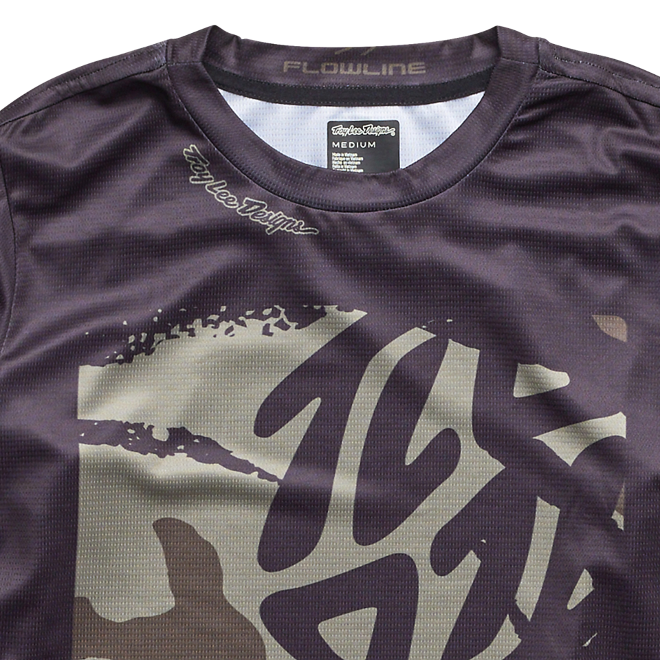 Troy Lee Designs Flowline Short Sleeve MTB Jersey - Youth - Confined - Black