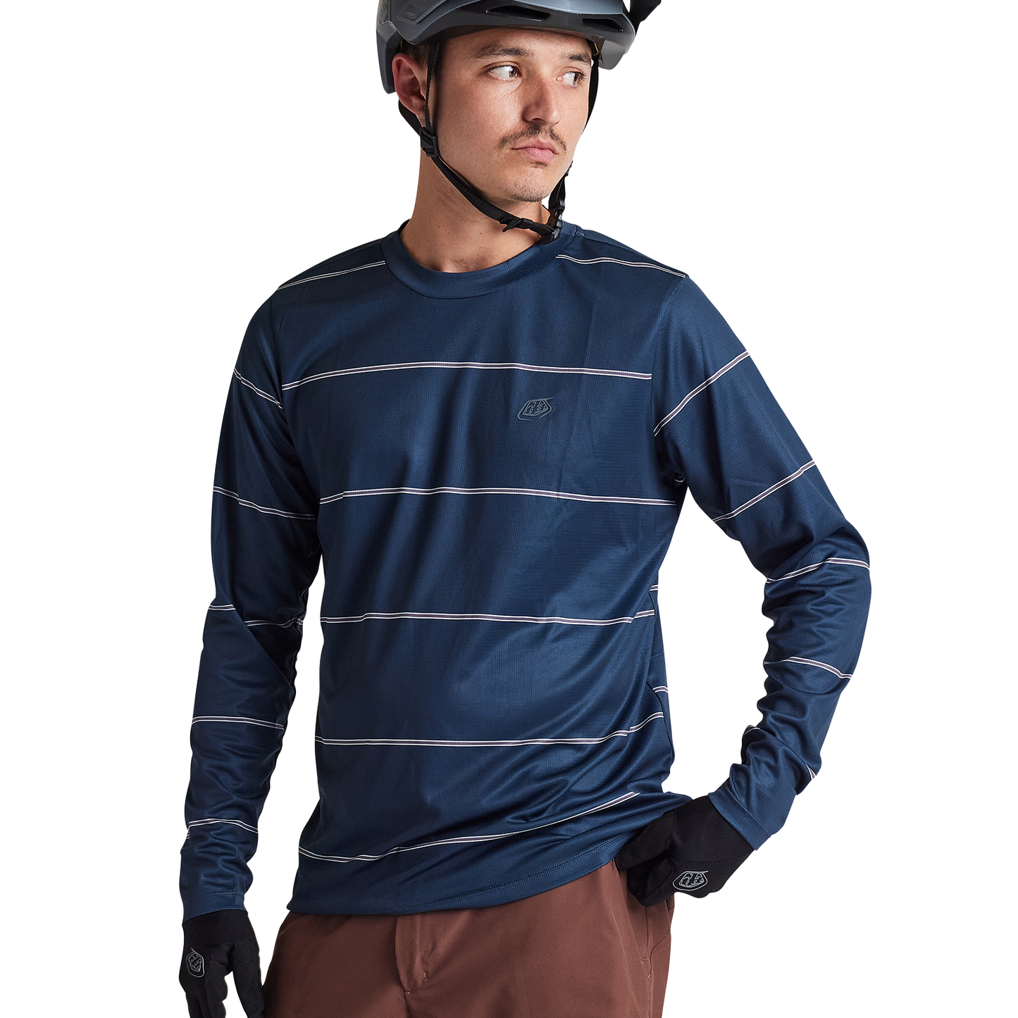 Troy Lee Designs Flowline Long Sleeve MTB Jersey - Revert - Midnight