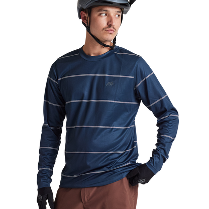 Troy Lee Designs Flowline Long Sleeve MTB Jersey - Revert - Midnight