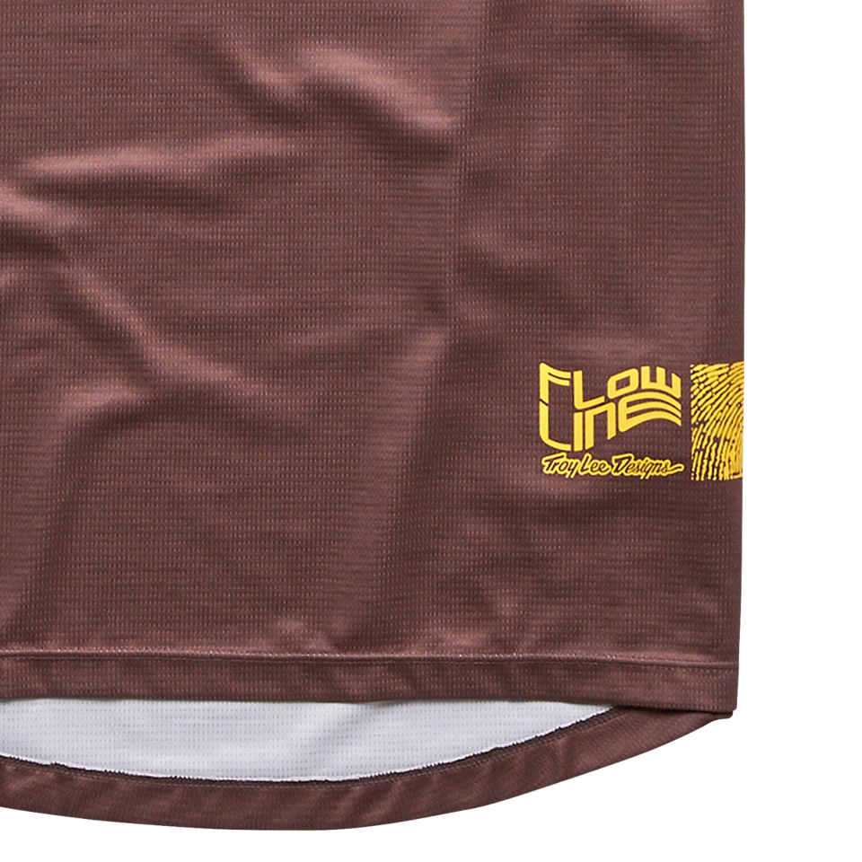 Troy Lee Designs Flowline Short Sleeve MTB Jersey - Youth - Flipped - Chocolate