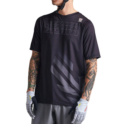 Troy Lee Designs Skyline Short Sleeve MTB Jersey - SRAM Eagle One - Black