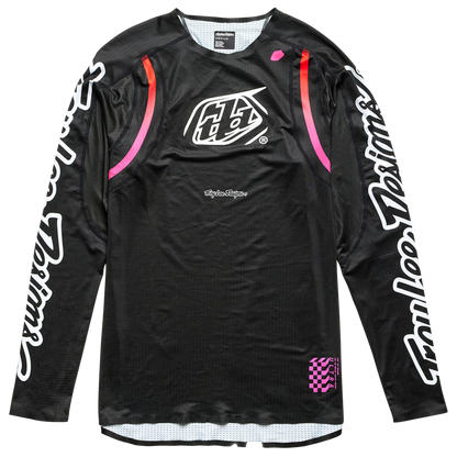 Troy Lee Designs Sprint Ultra Long Sleeve MTB Jersey - Pinned - Black