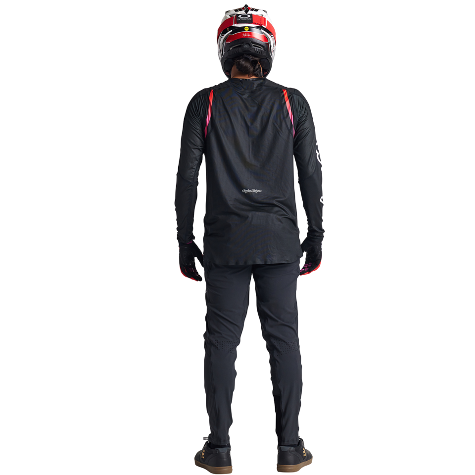 Troy Lee Designs Sprint Ultra Long Sleeve MTB Jersey - Pinned - Black