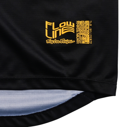 Troy Lee Designs Flowline Short Sleeve MTB Jersey - Youth - Aircore - Black