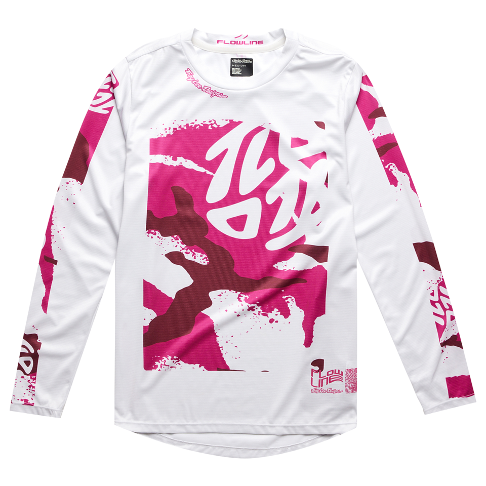 Troy Lee Designs Flowline Long Sleeve MTB Jersey - Youth - Confined - Mist