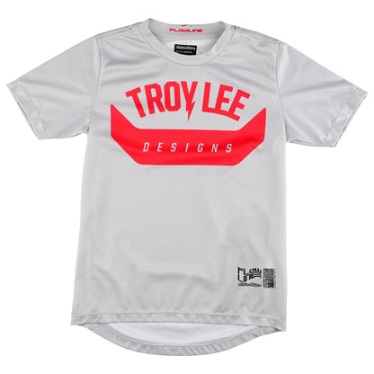 Troy Lee Designs Flowline Short Sleeve MTB Jersey - Youth - Aircore - Cement