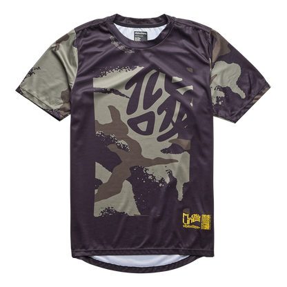 Troy Lee Designs Flowline Short Sleeve MTB Jersey - Youth - Confined - Black