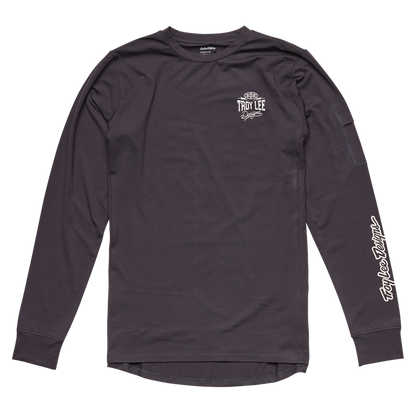 Troy Lee Designs Ride Tee - Youth - Bolts - Carbon