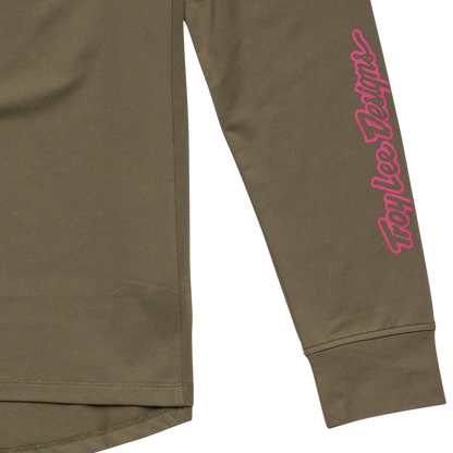 Troy Lee Designs Ride Tee - Youth - Fangs - Olive