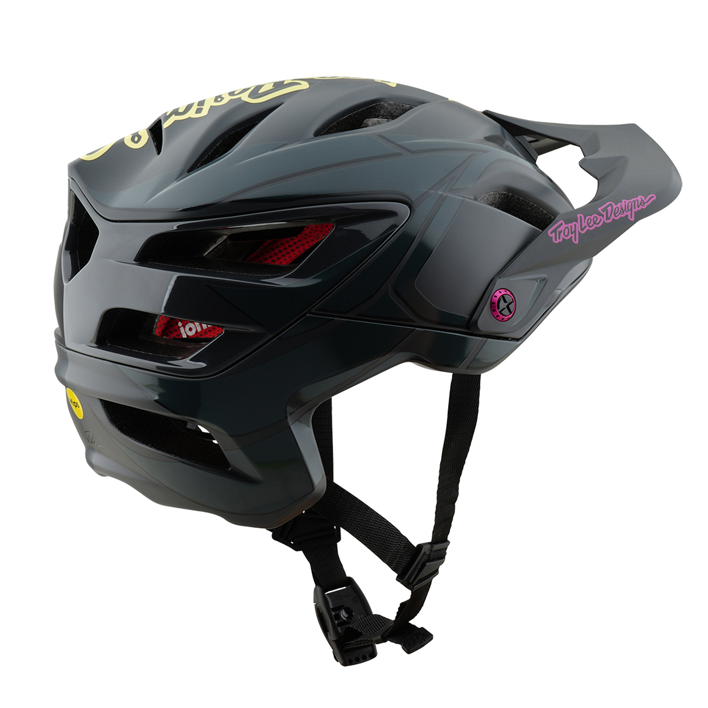 Troy Lee Designs A3 MTB Helmet - Ghostwing - Charcoal