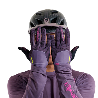 Troy Lee Designs Ace 2.0 MTB Glove - Radioscape - Deep Purple