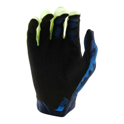 Troy Lee Designs Air MTB Glove - Drip - Glo Yellow-Dark Navy