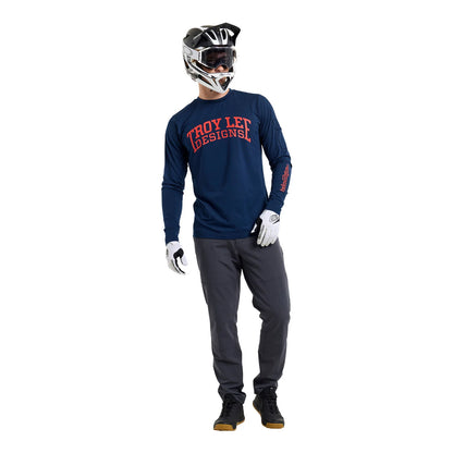 Troy Lee Designs Ruckus Long Sleeve Ride Tee - Gravity Club - Midnight