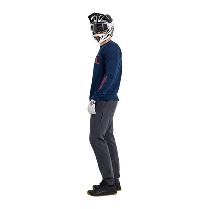 Troy Lee Designs Ruckus Long Sleeve Ride Tee - Gravity Club - Midnight