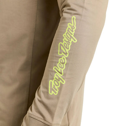 Troy Lee Designs Ruckus Long Sleeve Ride Tee - The Fuzz - Timber