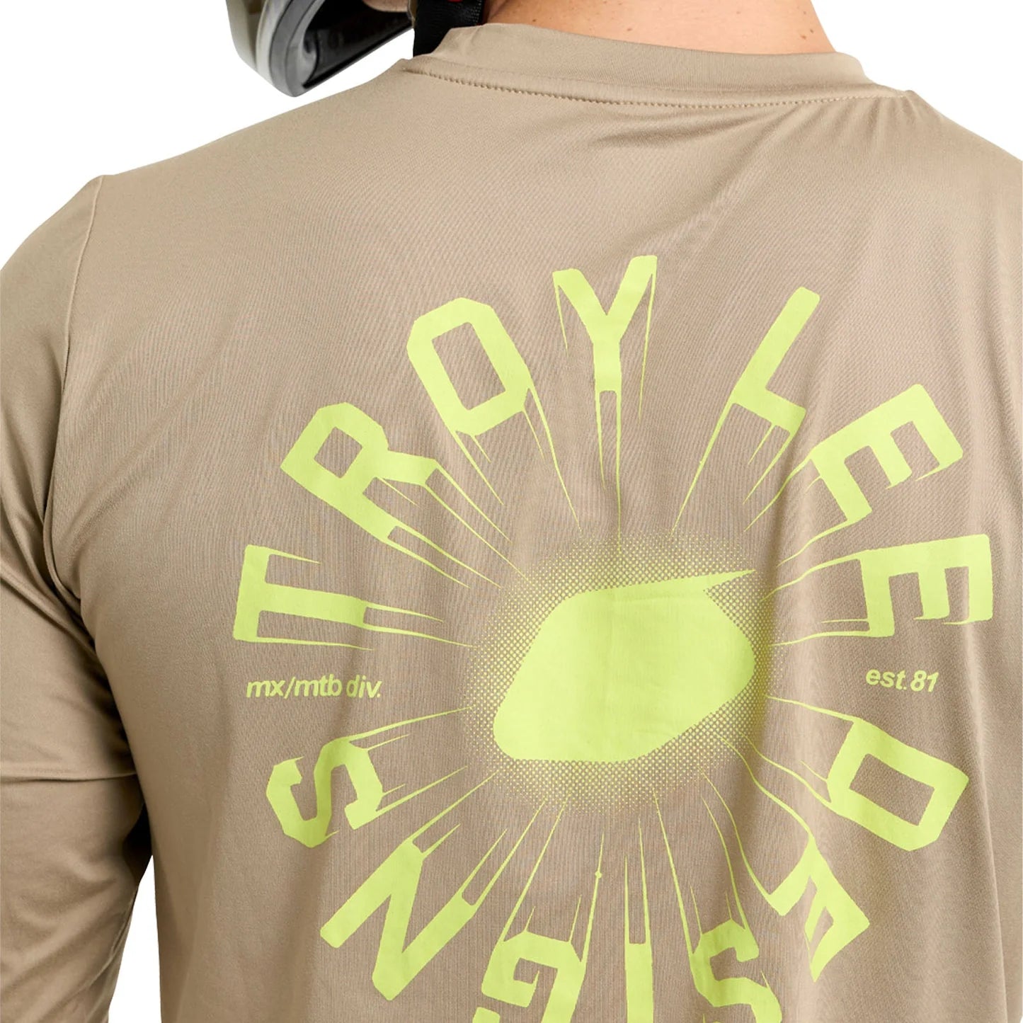 Troy Lee Designs Ruckus Long Sleeve Ride Tee - The Fuzz - Timber