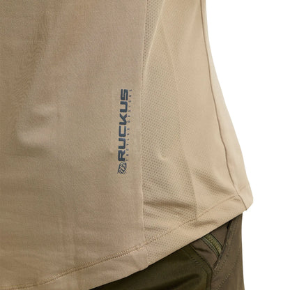 Troy Lee Designs Ruckus Long Sleeve Ride Tee - The Fuzz - Timber