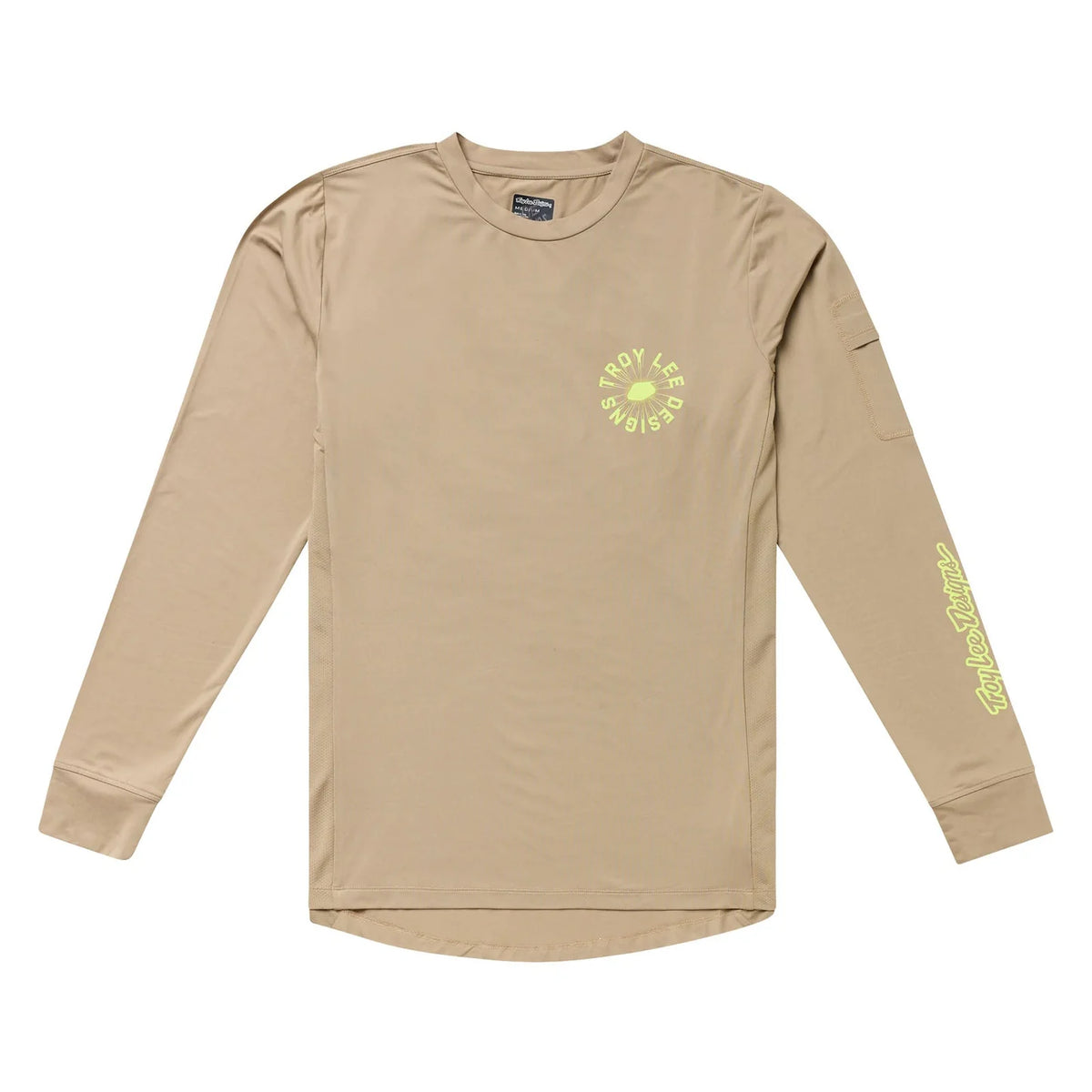 Troy Lee Designs Ruckus Long Sleeve Ride Tee - The Fuzz - Timber