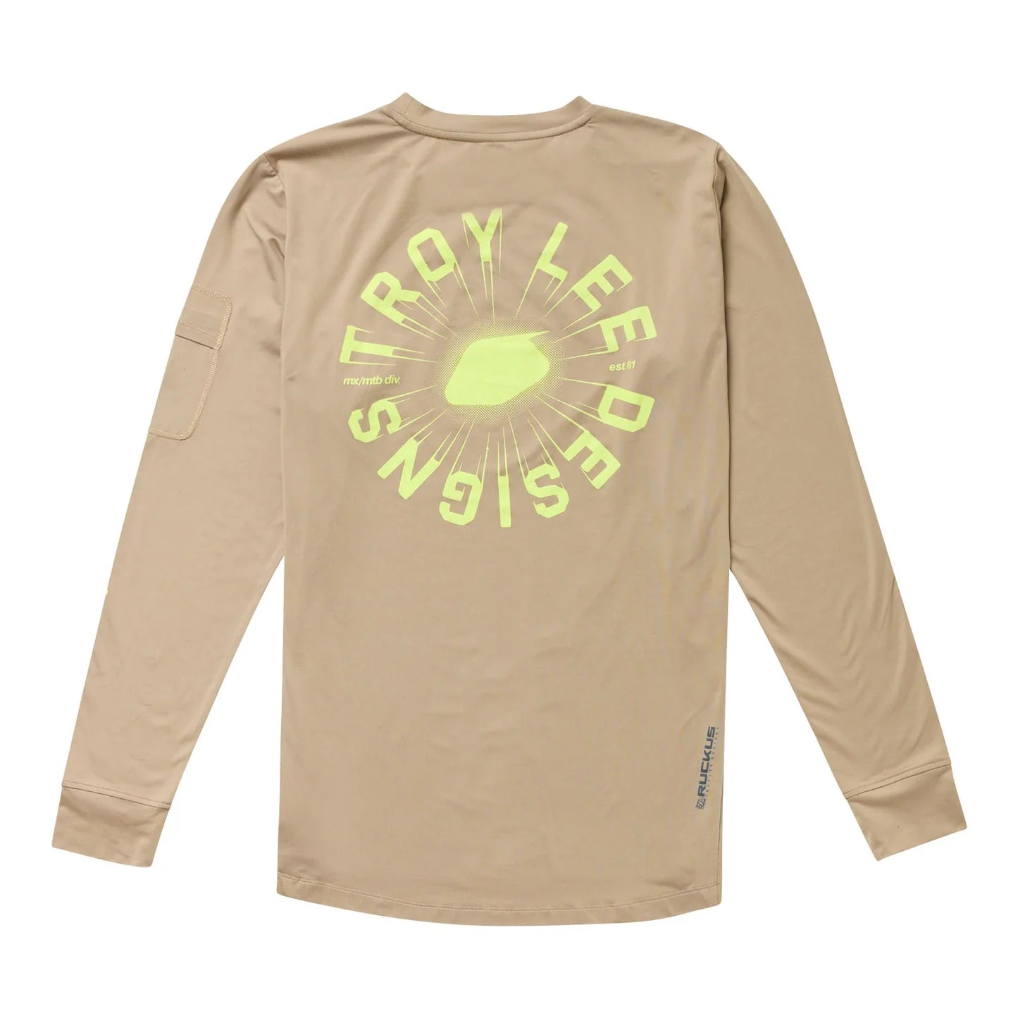 Troy Lee Designs Ruckus Long Sleeve Ride Tee - The Fuzz - Timber